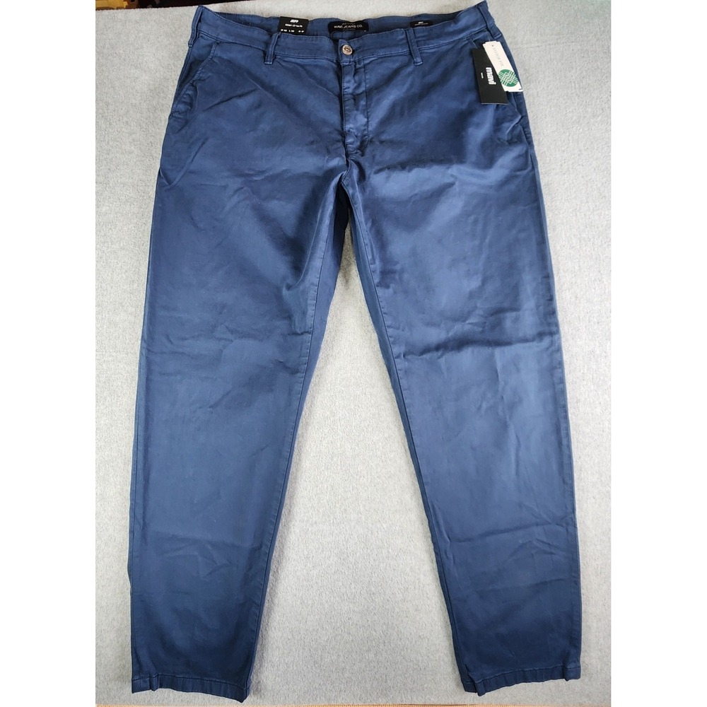 Mavi Jeff Chino‎ Pants Mens Size 42x32 Navy Blue Twill Athletic Stretch Fit